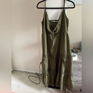 Olive Green Maxi Dress